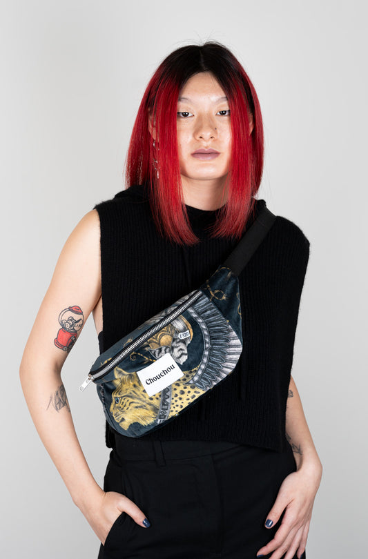 LYNX VELVET BOOBBAG