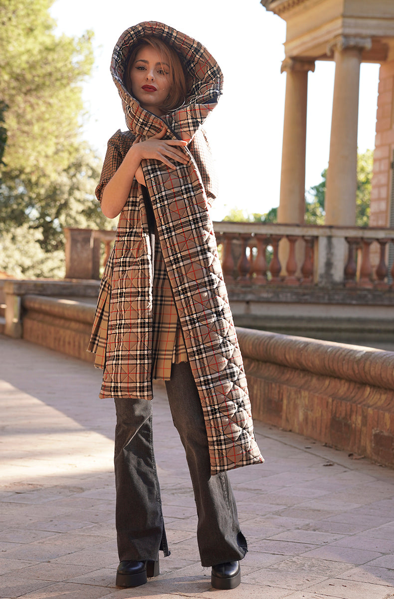 chouchoucouture-ADALGISA-MAXI-HOOD-burberry-check-hood